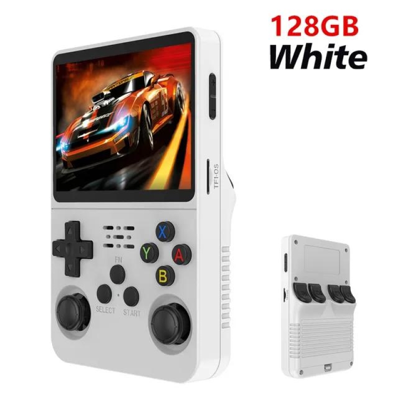 Open Source R36S Retro Handheld Video Game Console Linux System 3.5 Inch IPS Screen Portable Pocket Video Player R35S 64GB Games | Fugo Best