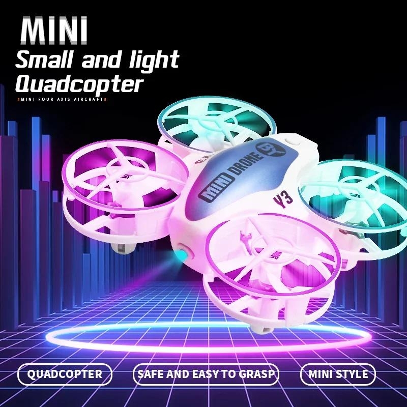 Y3 Mini Drone UFO Toys Quadcopter with Lights Rc Plane Remote Control Helicopter Aircraft Dron Drones Toys for Boys Gifts | Fugo Best