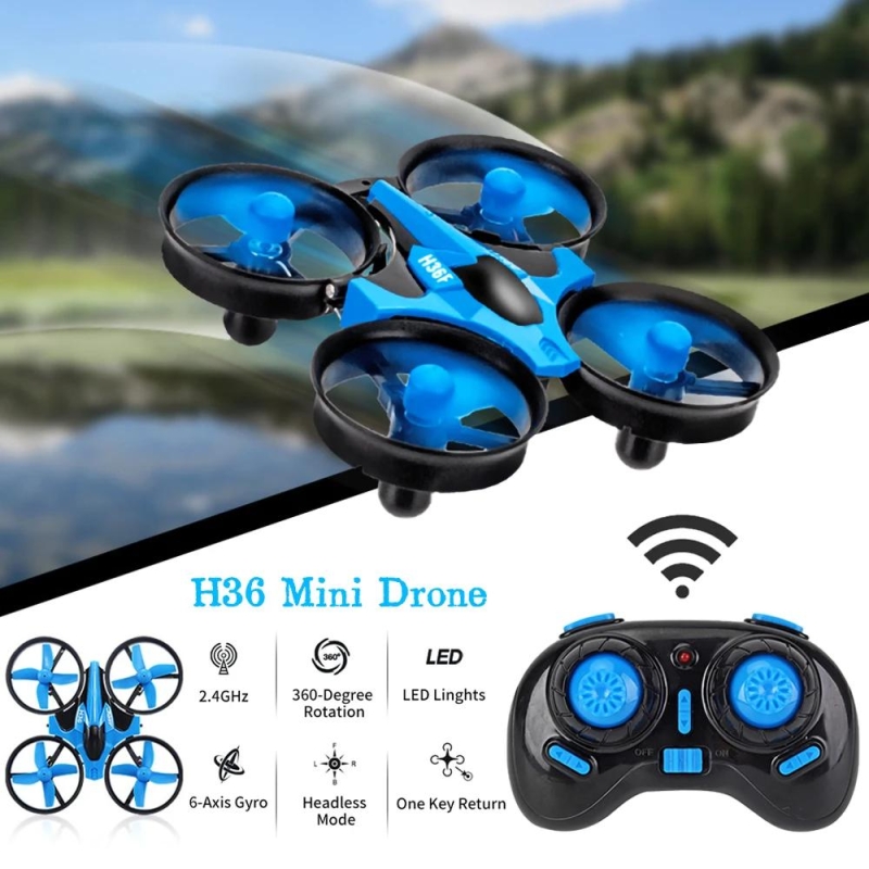 H36 Mini Drone 6-Axis Headless FPV Drones Pocket Remote Control Helicopter Plane RC Dron Quadcopter Toys Christmas Gift for Kids | Fugo Best