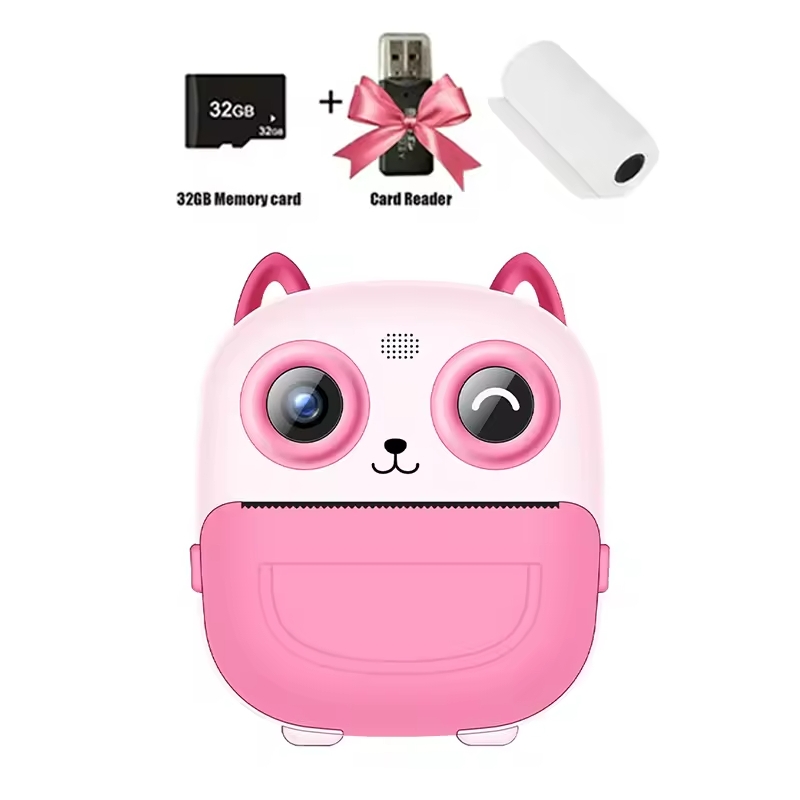 Children Digital Camera Instant Print for Kids Thermal Print Camera Instant Photo Printing Camera Video Toys+32G Memory Card | Fugo Best