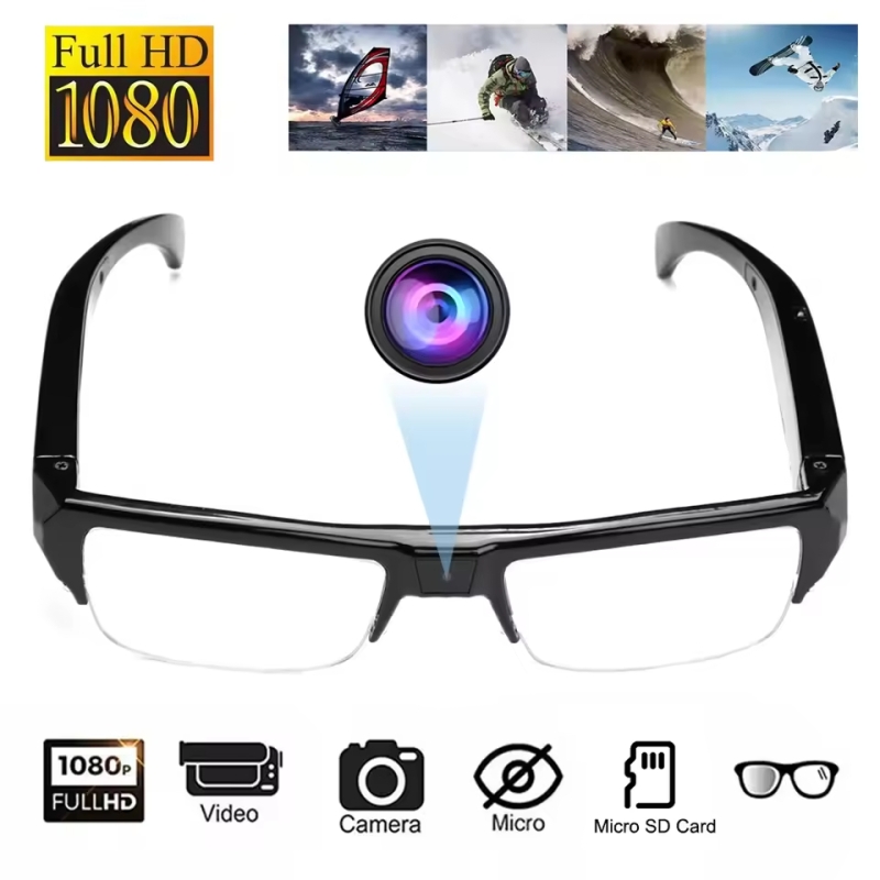 Intelligent Video Glasses, Equipped with Ultra-High Definition 4K Mini Camera, Capable of Recording Videos and Playing Music | Fugo Best