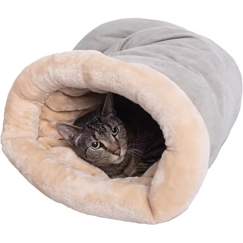 Autumn and Winter Cat Sleeping Bag Semi-enclosed Cat Nest Warm Small and Medium-sized Pet Nest Can Be Disassembled and Washed | Fugo Best