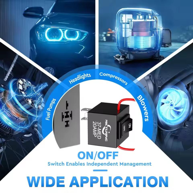 MICTUNING 6 Pack 9038A Relay Bypass Switch Kit with Amp Loop, Fuel Pump Relay Tester, Diagnostic Scan Tool, Master Switch Kit | Fugo Best