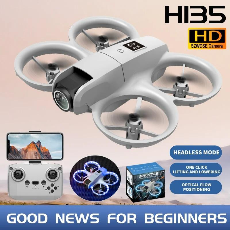  New H135 Mini Drone WIFI FPV Hover Professional 4K Camera Pocket Coloful Lights Dron Rc Plane Foldable Quadcopter RC Toys Gifts | Fugo Best
