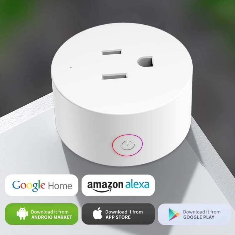 Mini Smart Plug Wifi Outlet Socket Work with Amazon Alexa,Google Home IFTTT,no Hub Required Wifi Remote Control Socket | Fugo Best