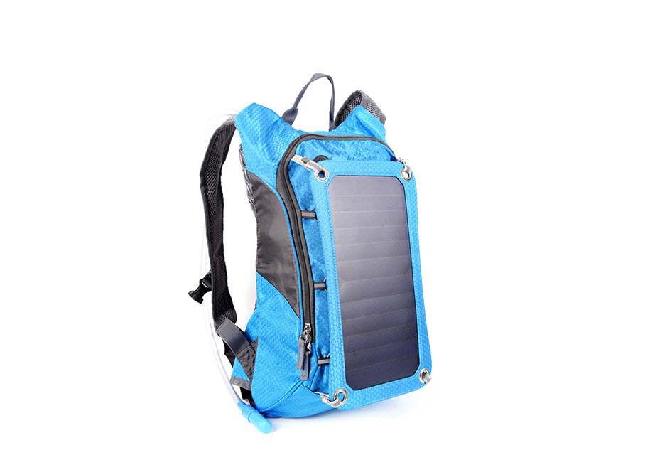 Solar Charger Backpack, Hydration Pack Backpack, With Removable Solar Panel | Fugo Best