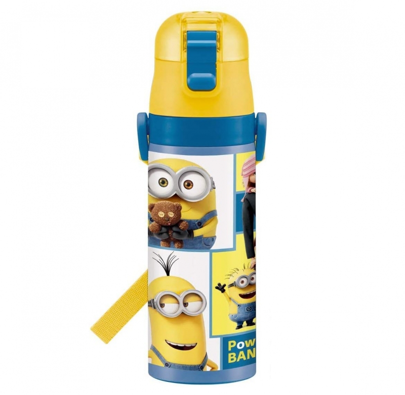 Ultra-lightweight direct stainless steel bottle 470ml Minion Bob and his friends 1 case 1 set | Fugo Best