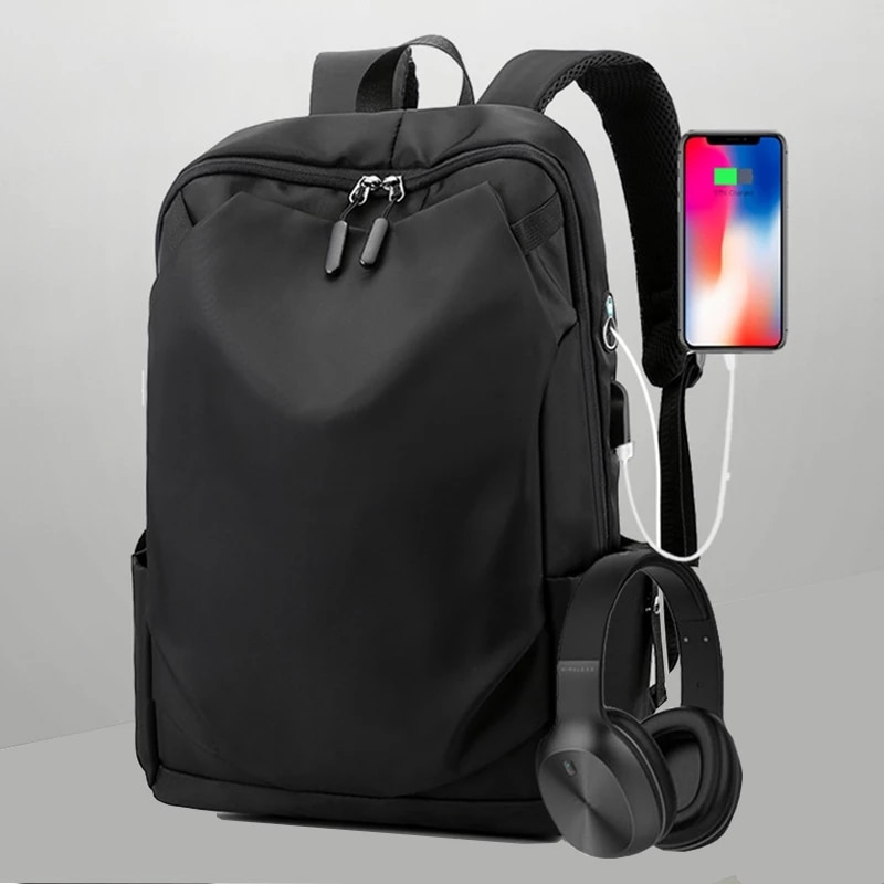 New School Fashion Men Backpack Bag Water Proof Backpack men External USB Charge Laptop Bags | Fugo Best