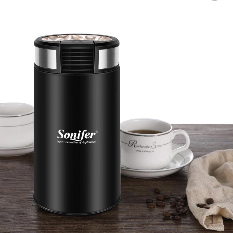 Mini Electric Coffee Grinder Cafe Grass Nuts Herbs Grains Pepper Tobacco Spice Flour Mill Coffee Beans Grinder Machine Sonifer | Fugo Best