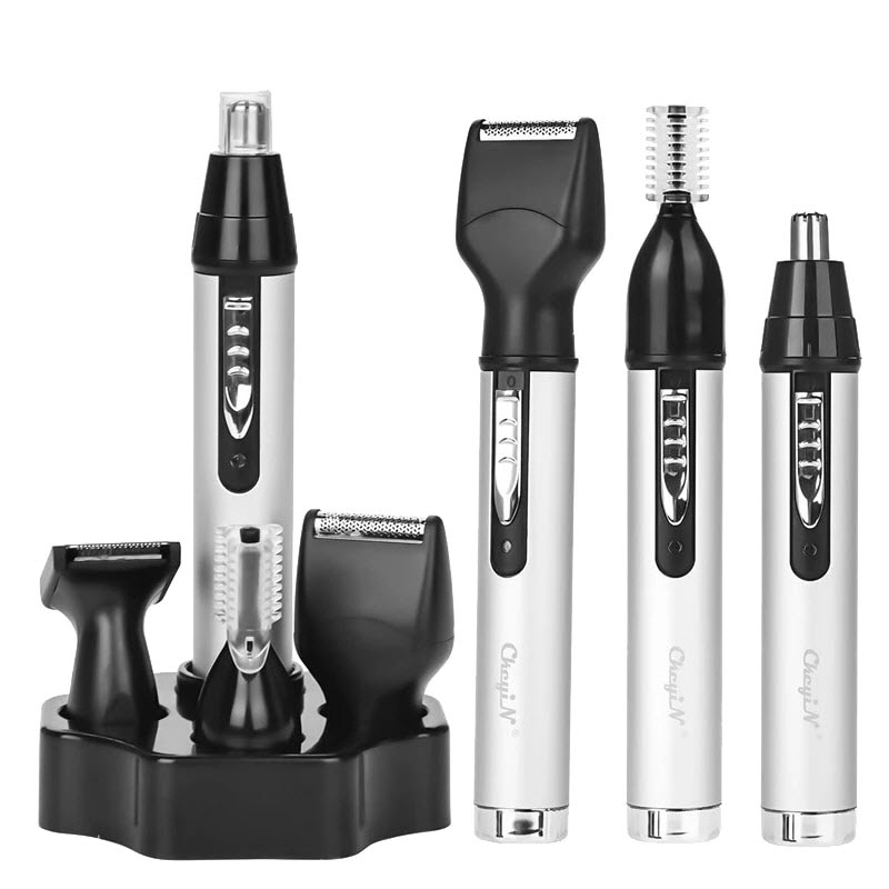 CkeyiN Men Hair Clipper Professional Trimmer Cordless Nose Eyebrow Removal Painless Electric Shaver Machine Beard Razor Mower | Fugo Best