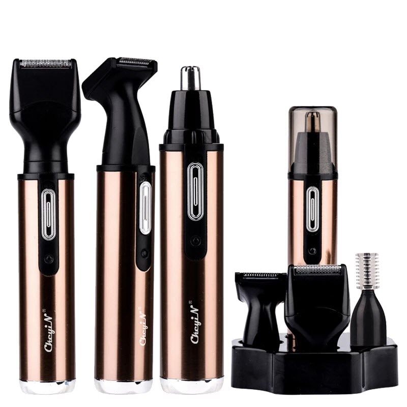 CkeyiN 4 in 1 Electric Nose Ear Trimmer Multifunction Shaver Men Hair Removal Nose Ear Beard Eyebrow Trimmer Safe Clipper Razor | Fugo Best