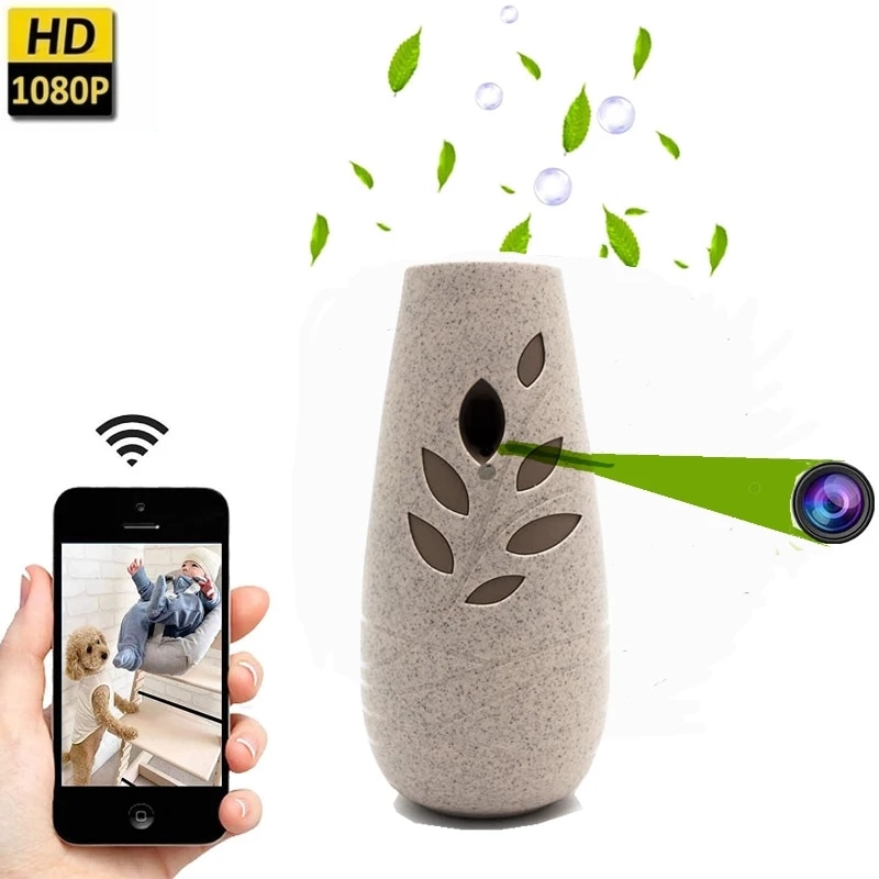 1080P HD Mini Camera Spray Dispenser WIFI Camera Night Vision Wireless IP Camera Home Security Video Recorder Nanny Camera Cam | Fugo Best