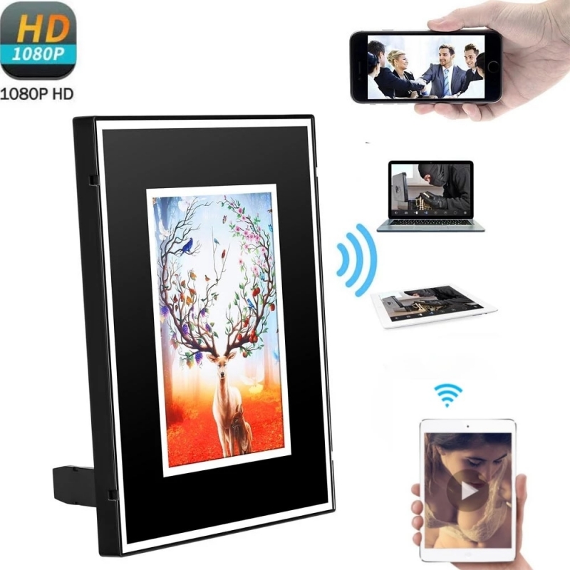 1080P HD Mini Camera Infrared Night Vision Surveillance Camera Wifi DVR Home Security Surveillance Camera Photo Frame Camera | Fugo Best