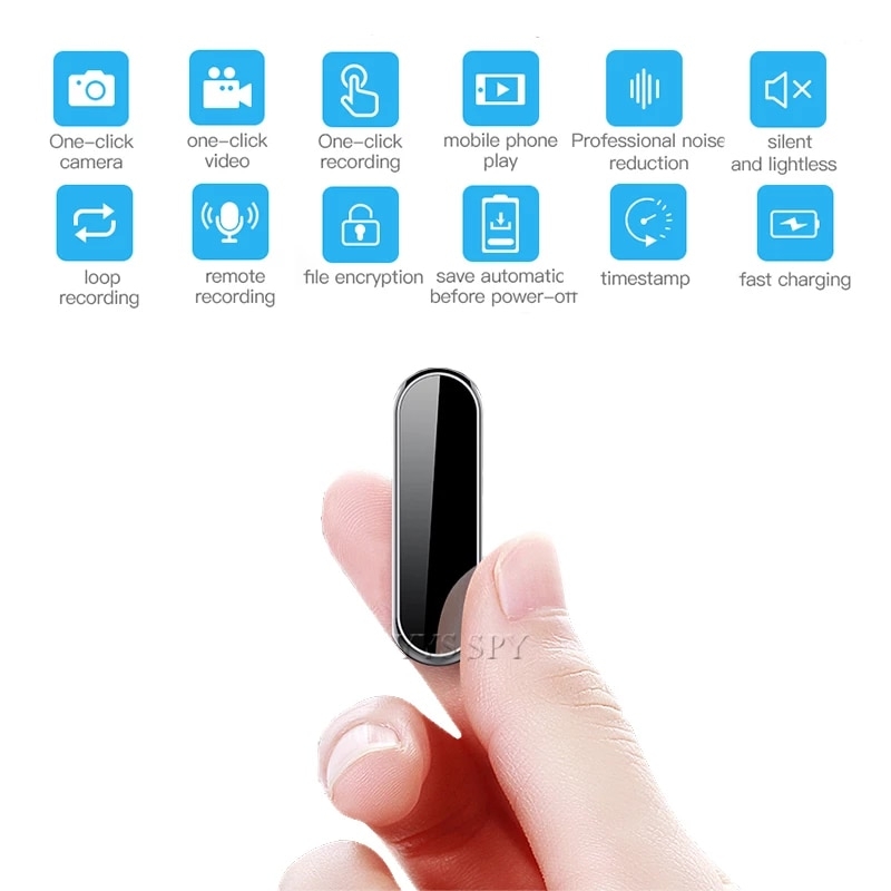 Mini Camera 1080P HD Portable Digital Video Voice Recorder Internal U Disk Storage Up To 256GB Micro Cam Small Body Camcorder | Fugo Best