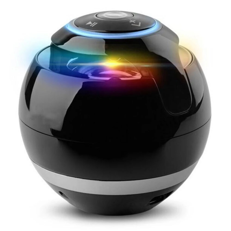 Magic Bluetooth Color LED Music Speakers Light Subwoofer Mini Round Hi-Fi Portable Speakers Support TF FM AUX for Grill Boy | Fugo Best