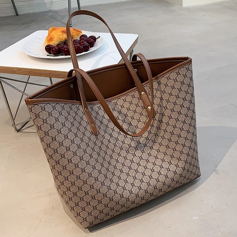 Large Capacity Tote Bag Luxury Designer