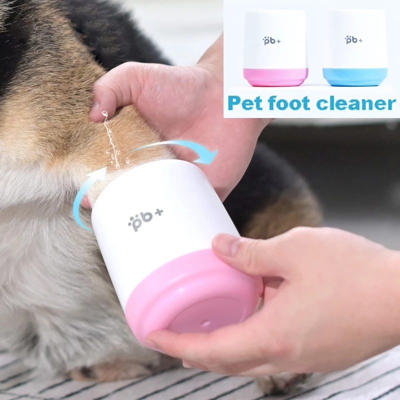 Pet Paw Cleaning Cup Soft Silicone Combs Portable Pet Foot Washer Cup Paw Clean Brush Quickly Wash Dirty Cat Dog Foot Cleaner | Fugo Best