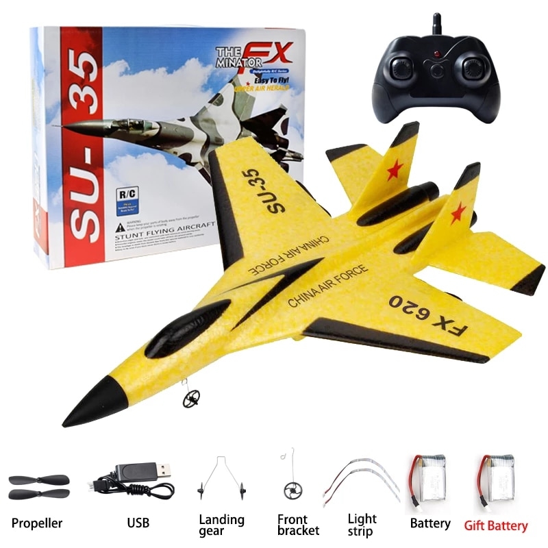 RC Foam Aircraft SU-35 Plane 2.4G Radio Control Glider Remote Control Fighter Plane Glider Airplane Foam Boys Toys for Children | Fugo Best