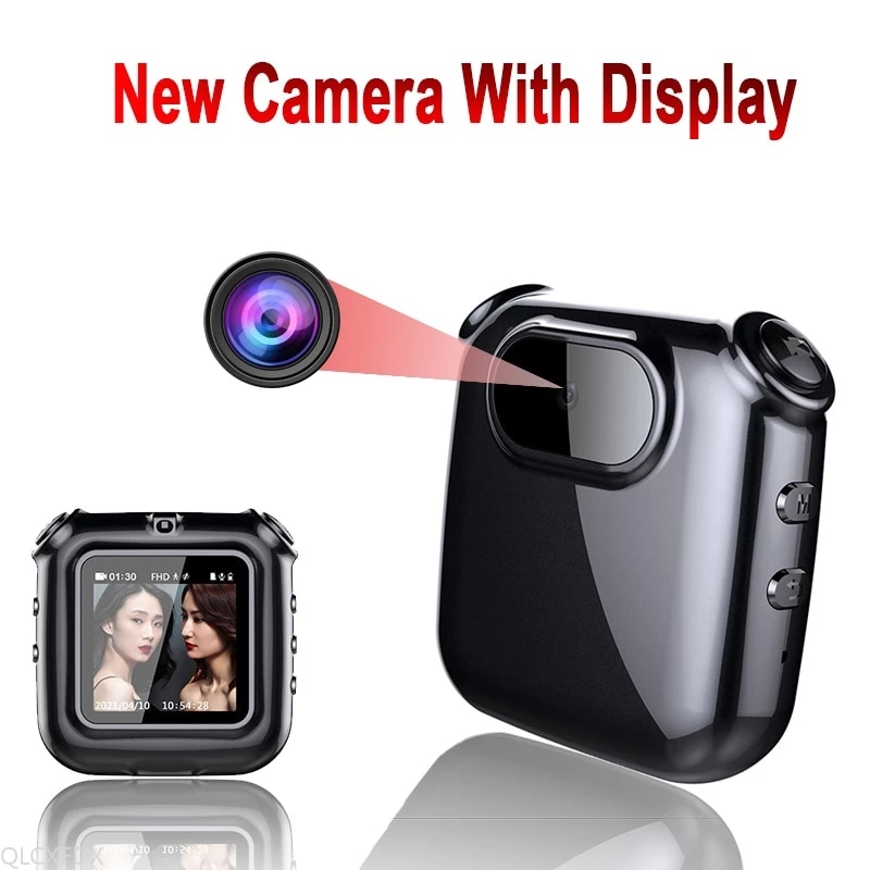 Mini Camcorder With Display Screen 1080P FHD Clip Mini Camera Video Audio Voice Recorder Small Body Cam Suport Hidden tf card | Fugo Best