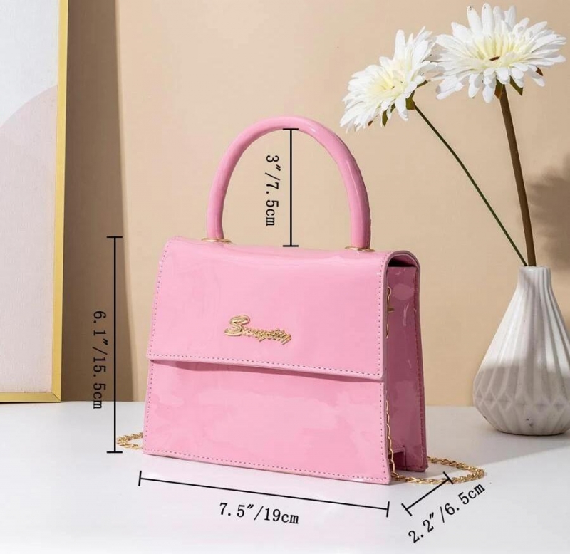 Mini Letter Decor Flap Chain Satchel Bag | Fugo Best