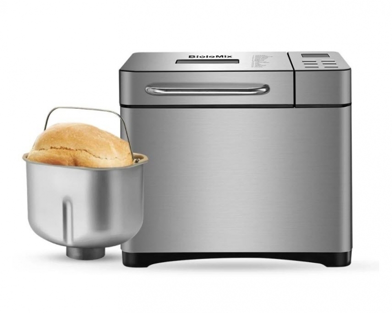 Biolomix Bread Maker 19-in-1 Stainless Steel Automatic Bread