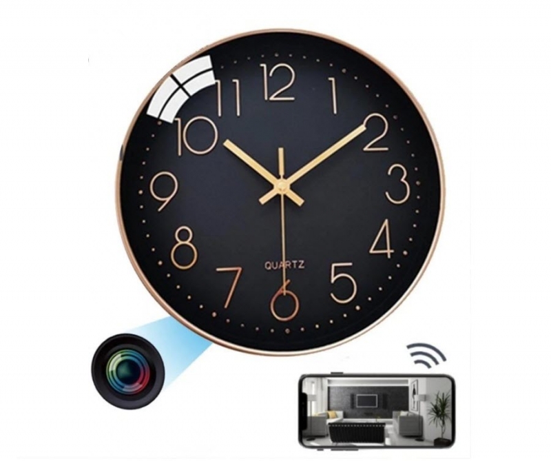 Wifi Wireless Wall Clock Camera 1080P Full HD Mini Camcorder Home Security Night Vision Support Mobile Phone Remote Viewing | Fugo Best