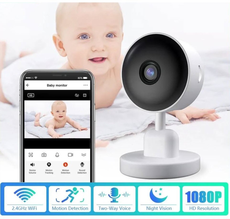 CAMERA IP Babyphone Camera,Babyphone Vidéo IP,Caméra Surveillance