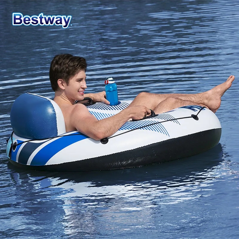 Bestway43116 1PC Single Inflatable River and Lake Pool Inner Tube Float, Inflatable Pool Float Chair Water Pool Float | Fugo Best