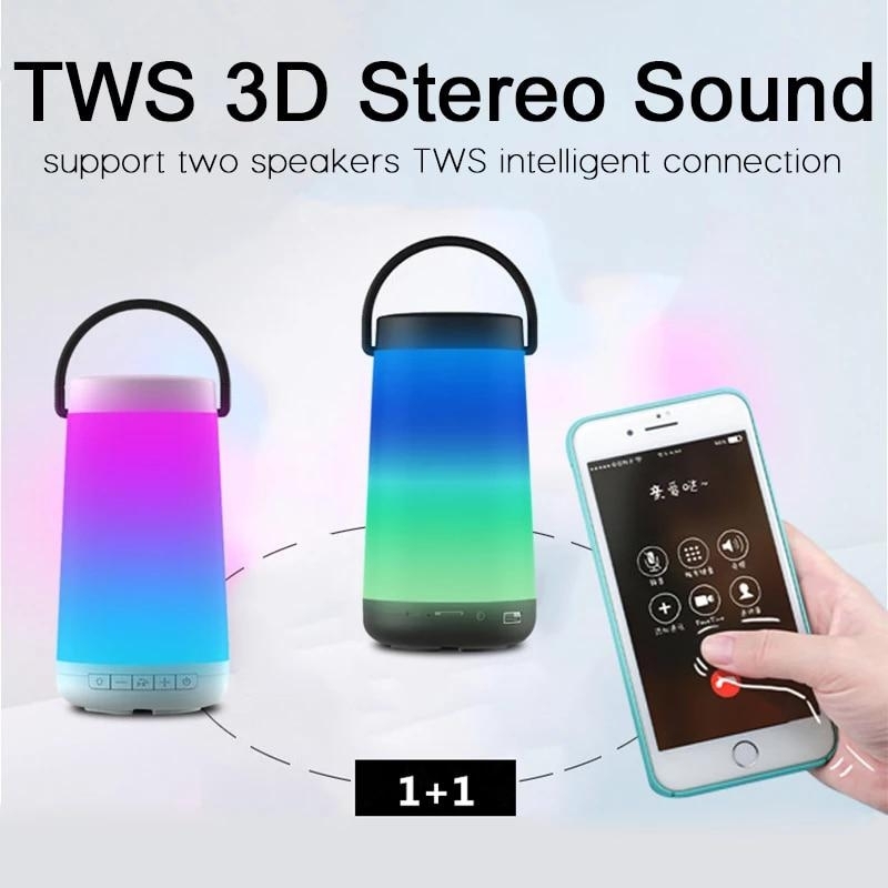High power 30W Bluetooth speaker colorful portable wireless column 360 lights Stereo subwoofersound system soundbar for FM radio | Fugo Best