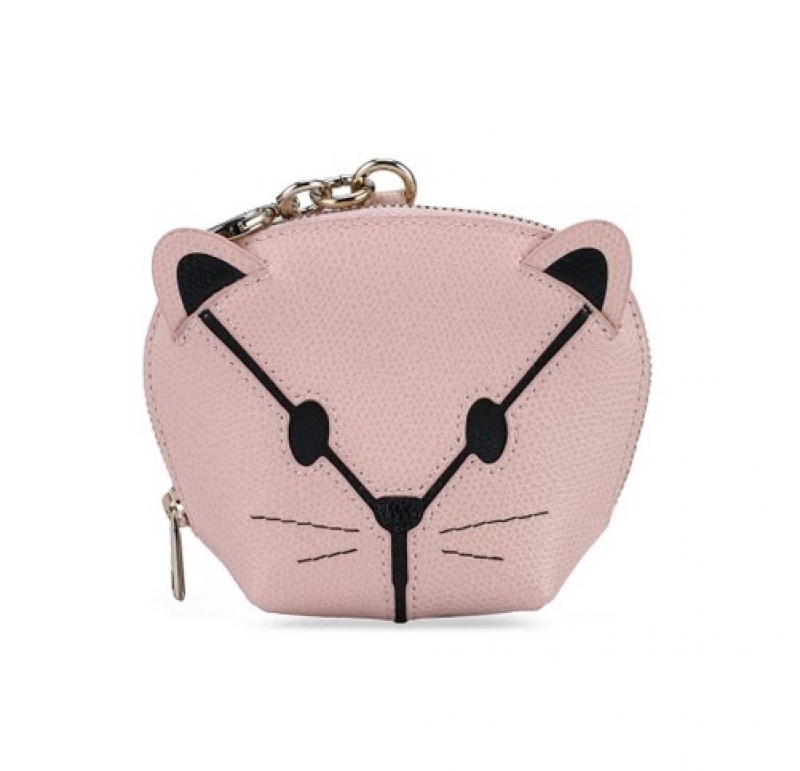 Cat Coin Case Leather Bags | Fugo Best