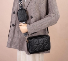 Stitch Detail Square Bag With Mini Bag | Fugo Best