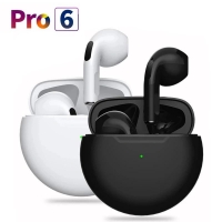 Air Pro 6 TWS Wireless Headphones with Mic Fone Bluetooth Earphones Sport Running Headset for Apple iPhone Xiaomi Pro6 Earbuds | Fugo Best