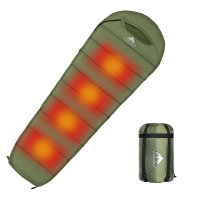 Agemore Outdoor Camping Sleeping Bags Waterproof Ultralight Heating Winter Sleeping Bag Adults Sleep Camp Gears with Heating Pad | Fugo Best