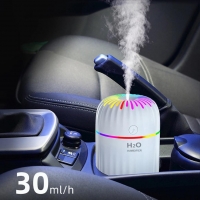 300ml Air Humidifier Car USB Aroma Diffuser Home Bedroom LED Night Light Refillable Low-noise Mist Maker Sprayer | Fugo Best