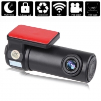 Car 1080P WiFi Driving Recorder DVR Dash Camera Loop Recording Parking Monitoring Night Vision Wireless Cam Automobile Carcorder | Fugo Best