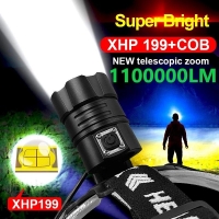 1100000Lumens XHP199 Powerful Led Headlamp XHP160 USB Rechargeable Headlight 18650 Head Flashlight Fishing Camping Head Lamp | Fugo Best