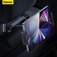 Baseus Phone Holder Tablet Holder in Car Foldable Car Rear Pillow Stand Seat Rear Headrest Mounting Bracket for iPhone iPad | Fugo Best