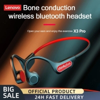 Lenovo Bone Conduction Earphones X3 Pro Bluetooth Hifi Ear-hook Wireless Headset with Mic Waterproof Earbud | Fugo Best