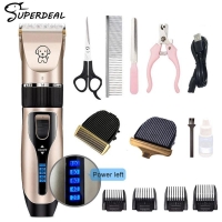 Dog Clipper Dog Hair Clippers Grooming Haircut Trimmer Shaver Set Pets Cordless Rechargeable Professional | Fugo Best