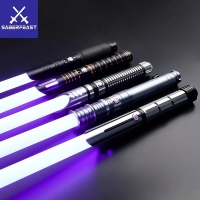TXQSABER Lightsaber Neo Pixel Heavy Dueling RGB Laser Sword Metal Hilt Smooth Swing Blaster Cosplay Jedi Luminous Kids Toys | Fugo Best