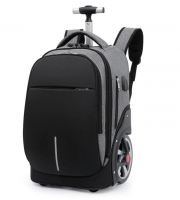 Rolling Luggage backpack 18 Inch School Trolley Bag wheeled backpack Bags with wheels Travel Trolley Bag for school teenagers | Fugo Best