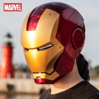 2023 Hot Marvel Avengers Iron Man Helmet Cosplay Light Led Ironman Mask Pvc Action Figure Toys Child Adult Gift | Fugo Best