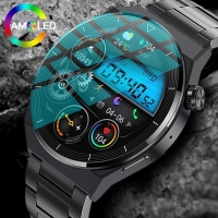 For Huawei Xiaomi NFC Smart Watch Men GT3 Pro AMOLED 390*390 HD Screen Heart Rate Bluetooth Call IP68 Waterproof SmartWatch 2023 | Fugo Best