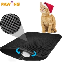 Cat Litter Mat EVA Double-Layer Cat mat Litter Trapper Mats with Waterproof Bottom Layer non-slip pet litter Cat Bed mat | Fugo Best