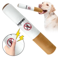 Pet Funny Toys Cigar Big Smoke Plush Sound Squeak Fake Cigarettes Toys Dog Chew Molar Interactive Game Bite Resistant Pet Toy | Fugo Best