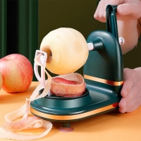 New Hand-cranked Manual Fruit Peeler Multifunctional Apple Pear Kitchen Peeler Slicing Tool With Spare Blades | Fugo Best