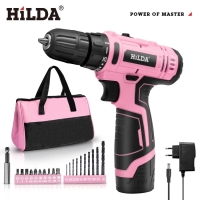 HILDA Electric Drill 12V Cordless Drill Electric Screwdriver Mini Wireless Power Driver DC Lithium-Ion Battery | Fugo Best