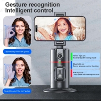 P02 360 Rotation Gimbal Stabilizer, Follow-up Selfie Desktop Face Tracking Gimbal for Tiktok Smartphone Live,with Remote Shutter | Fugo Best