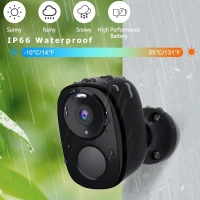 Security Cameras Wireless Outdoor, 2K Battery Powered WiFi Camera AI Motion Siren Spotlight, Color Night Vision, IP66 Waterproof | Fugo Best
