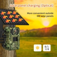 6W Solar Hunting Trail Camera H10 4MP 4G Wildlife Survalance Camera Two-way Audio PIR Sensing Infrared Night Vision Motion Detec | Fugo Best